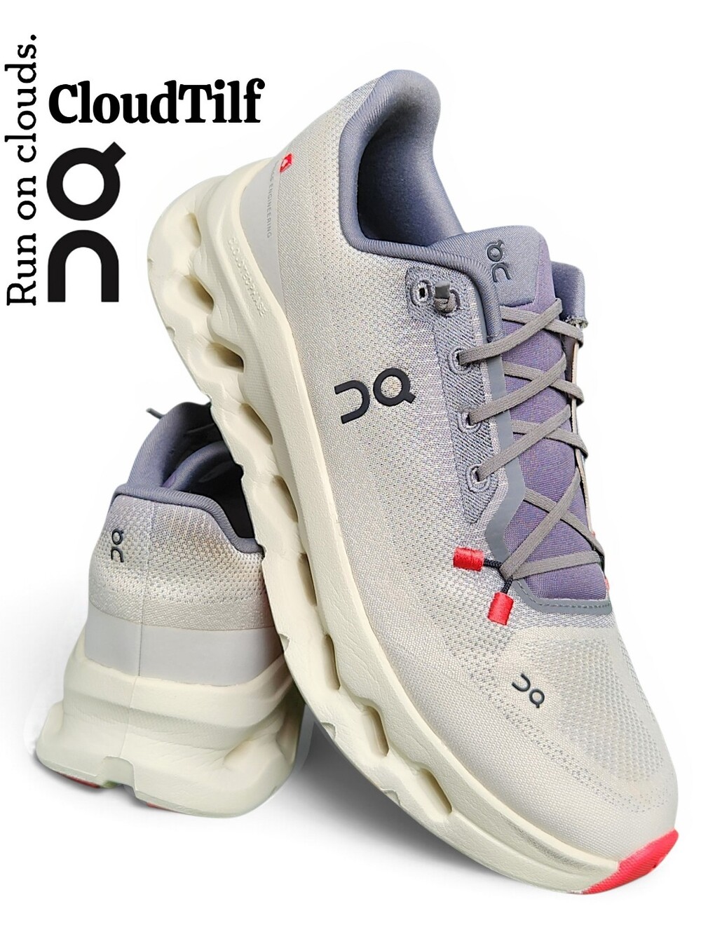 On Cloudtilt Mens Size 9.5 Rock Sand Athletic Running Comfortable Shoes Sneakers